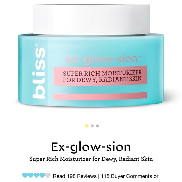 bliss dewy moisturizer